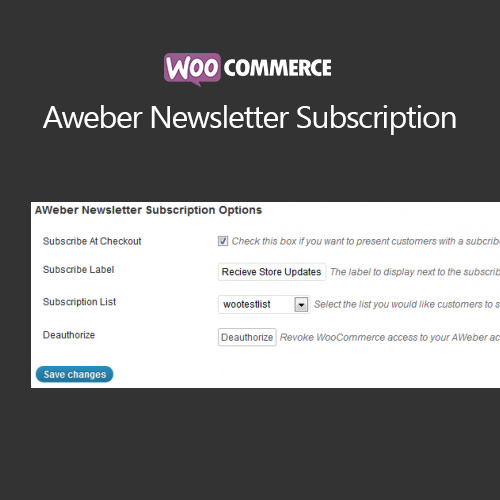 httpsplugintheme.netwp contentuploads201810WooCommerce Aweber Newsletter Subscription