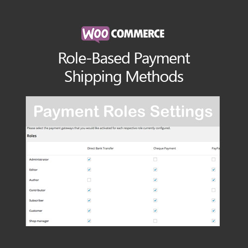 httpsplugintheme.netwp contentuploads201810WooCommerce Role Based Payment Shipping Methods