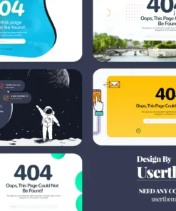 Ultimate Creative 404 Pages Website Template