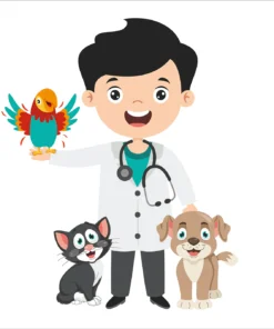 Cartoon Drawing Of A Veterinarian