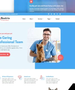 Beetrix - Pet Clinic & Hospital Elementor Template Kit