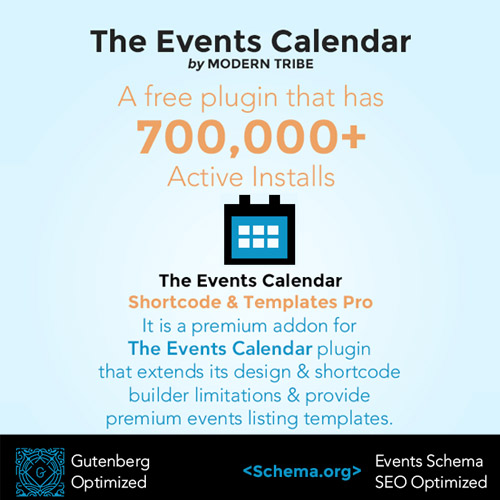 httpsplugintheme.netwp contentuploads201908The Events Calendar Shortcode and Templates Pro WordPress Plugin
