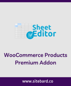 WP Sheet Editor WooCommerce Products Premium Addon