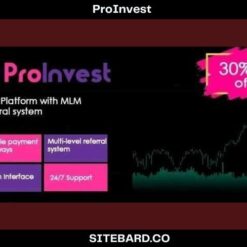 ProInvest v3.7 – CryptoCurrency and Online Investment Platform