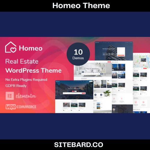 Homeo Theme - Real Estate WordPress Theme