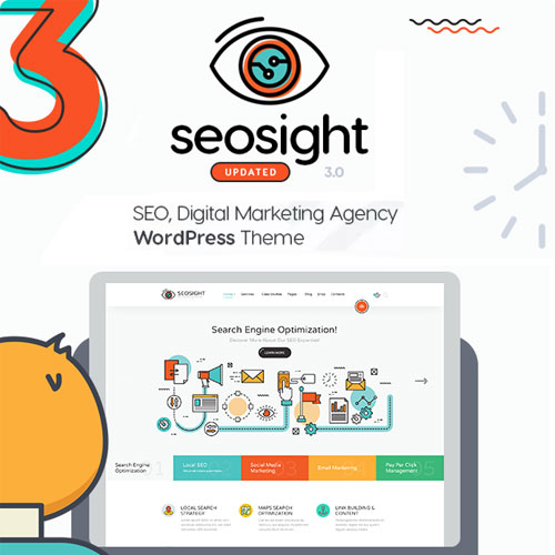 Seosight Theme – SEO, Digital Marketing Agency Theme with Shop