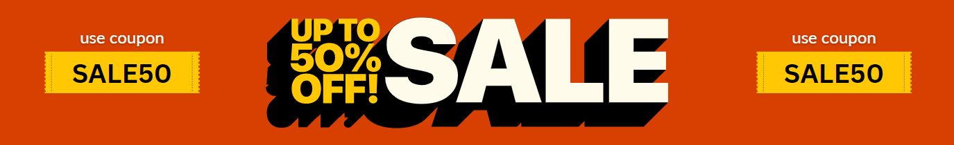 50 off sale sitebard