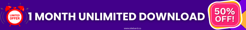1 month unlimited download banner 2