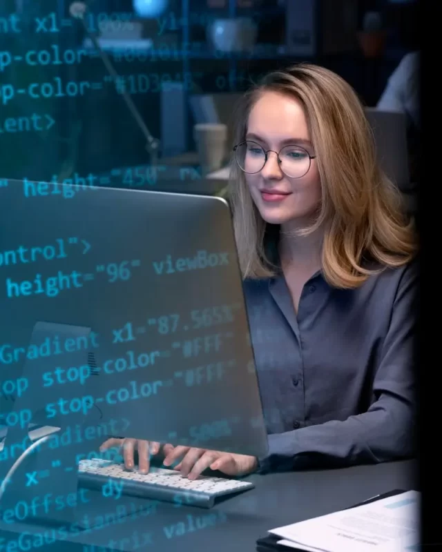 person front computer working html min