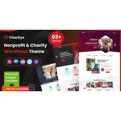 Charityx Theme GPL - Charity & Nonprofit WordPress Theme
