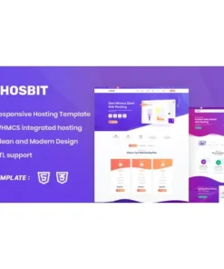 Hosbit Theme - WHMCS & Hosting HTML5 Template