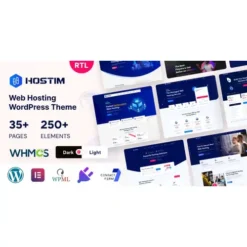 Hostim Theme - Web Hosting WordPress Theme with WHMCS