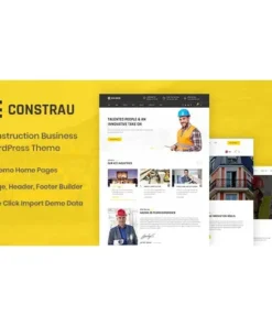 Constrau Theme GPL Construction Business WordPress Theme