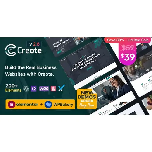 Creote Theme GPL – Consulting Business WordPress Theme