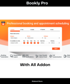Bookly Pro All Addon - Appointment Booking and Scheduling Software System